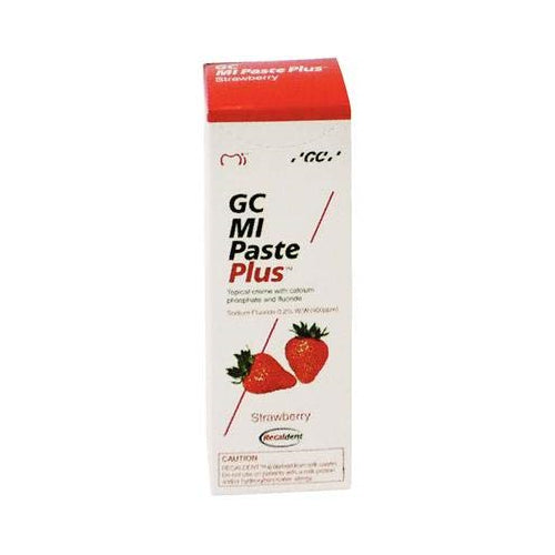 GC 422886 MI Paste Plus Strawberry Topical Tooth Cream with Calcium, Phosphate & 0.2% Fluoride 10/Pk GC 422886 MI Paste Plus Strawberry Topical Tooth Cream with Calcium, Phosphate & 0.2% Fluoride 10/Pk